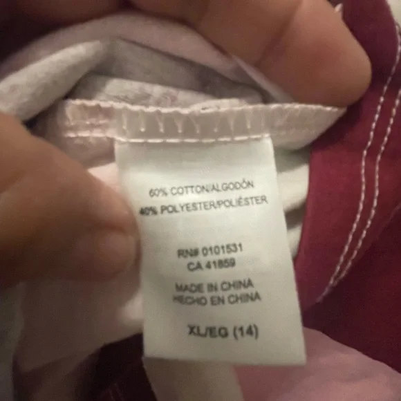 Hello Kitty Pink and White Striped Long Sleeve Dress - Picture 7 of 10